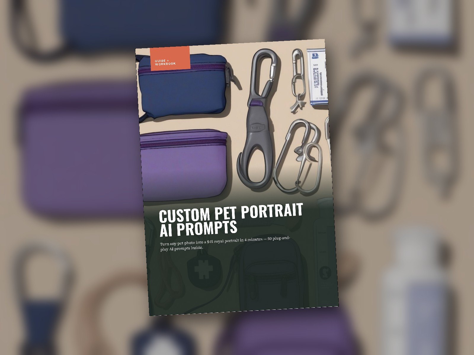 Custom Pet Portrait AI Prompts cover