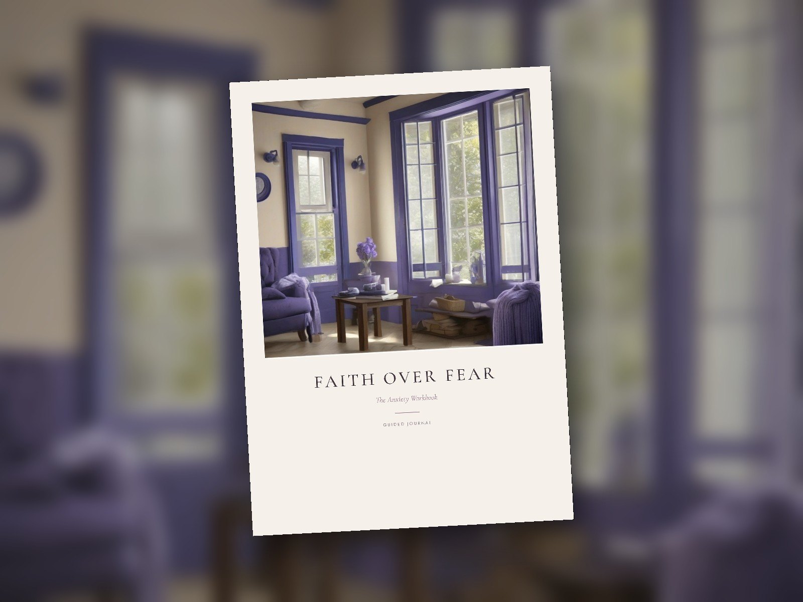 Faith Over Fear: The Anxiety Workbook cover