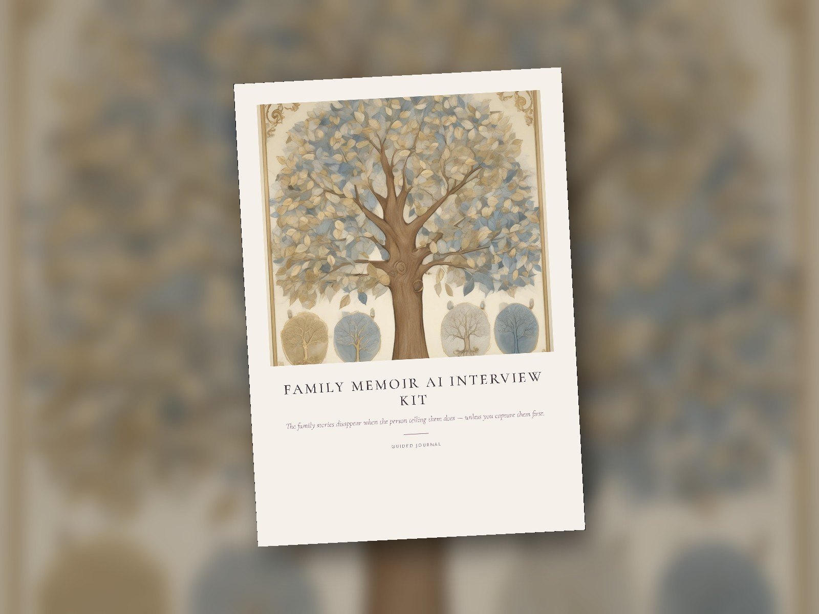 Family Memoir AI Interview Kit cover