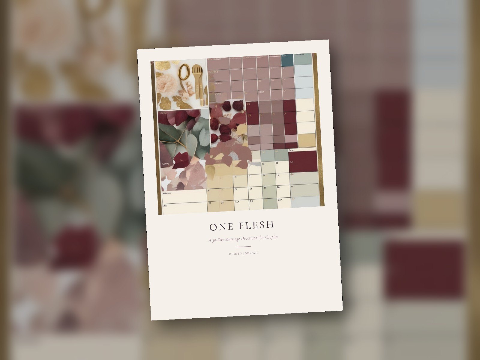 One Flesh: A 30-Day Marriage Devotional for Couples cover