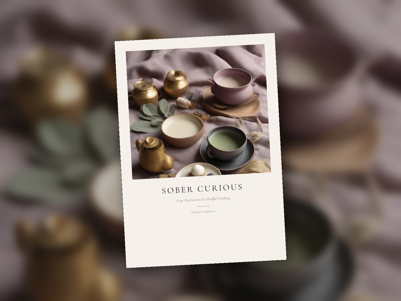 Sober Curious: A 90-Day Journal for Mindful Drinking cover