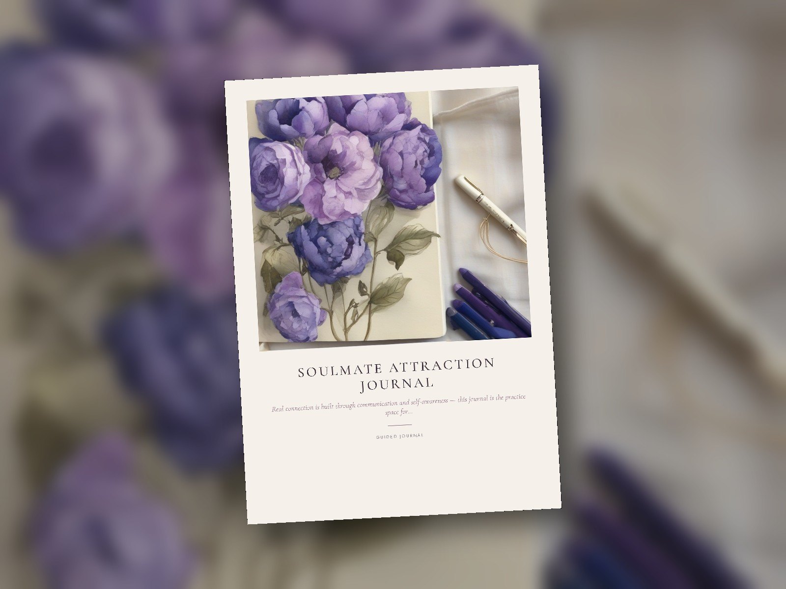 Soulmate Attraction Journal cover
