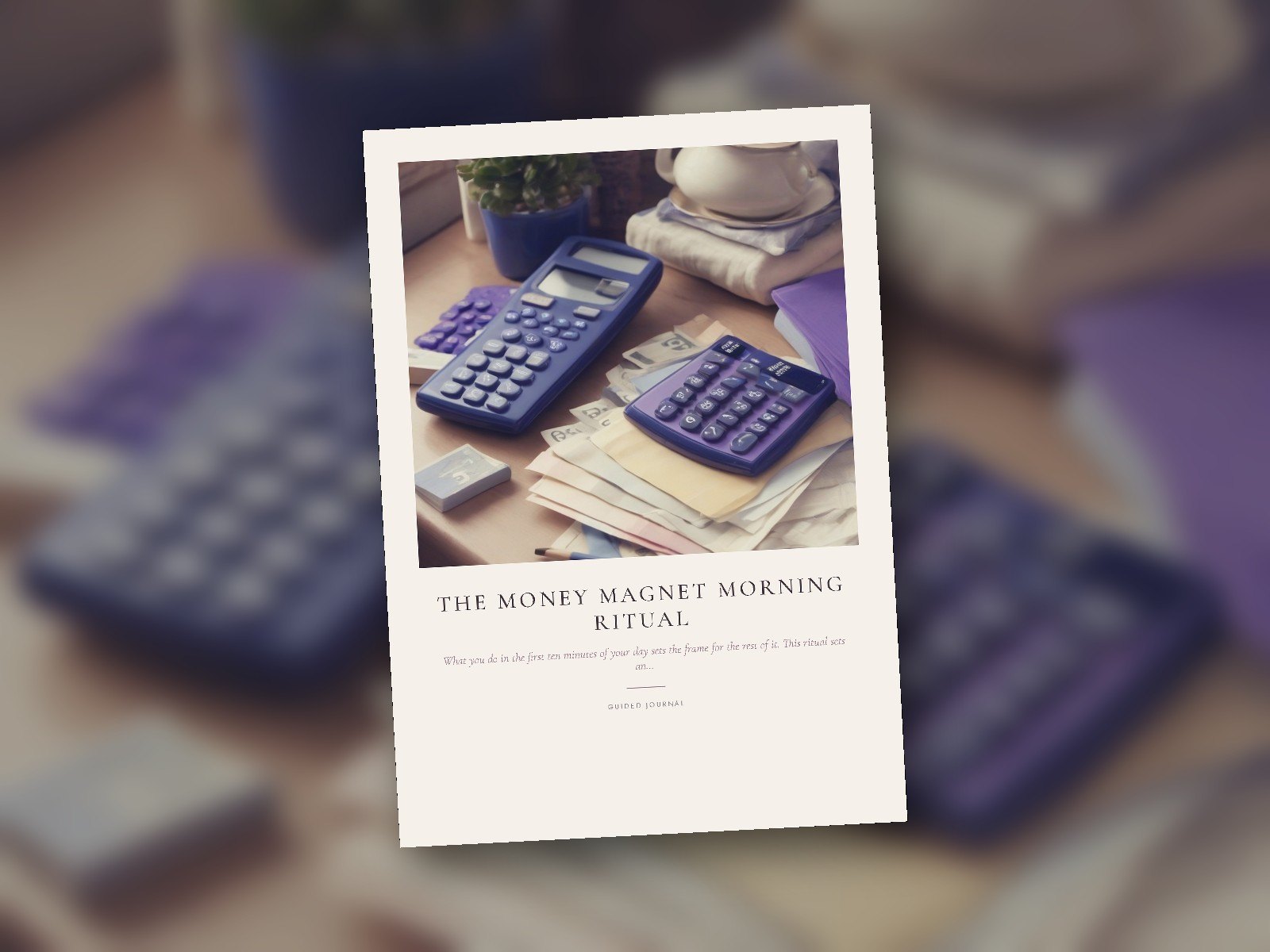 The Money Magnet Morning Ritual cover