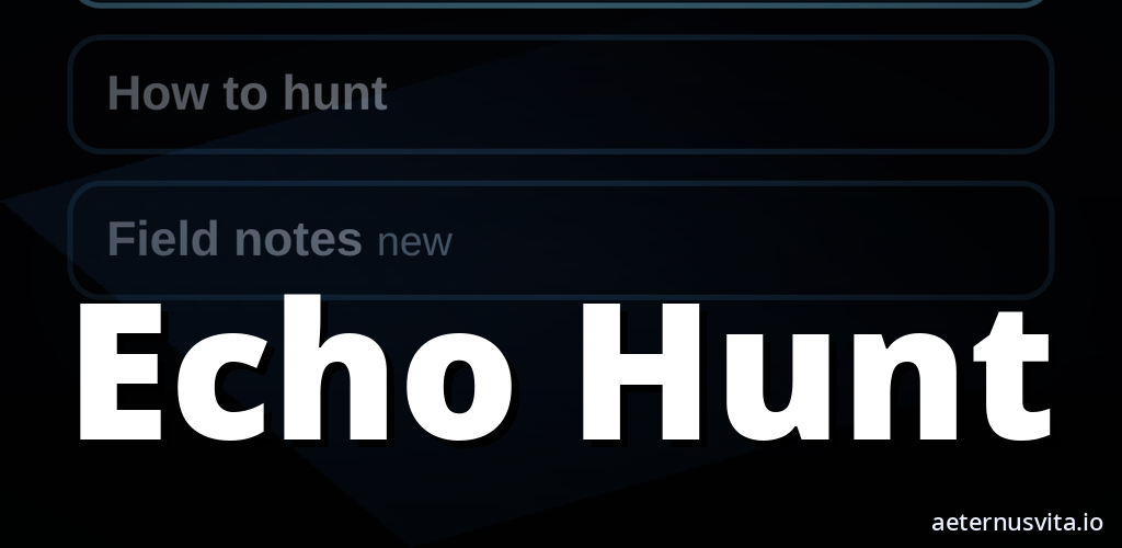 Echo Hunt cover