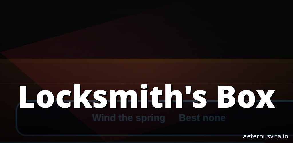 Locksmith's Box cover
