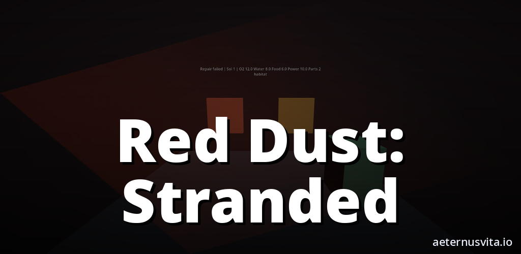 Red Dust: Stranded cover