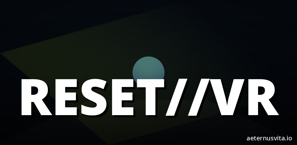 RESET//VR cover
