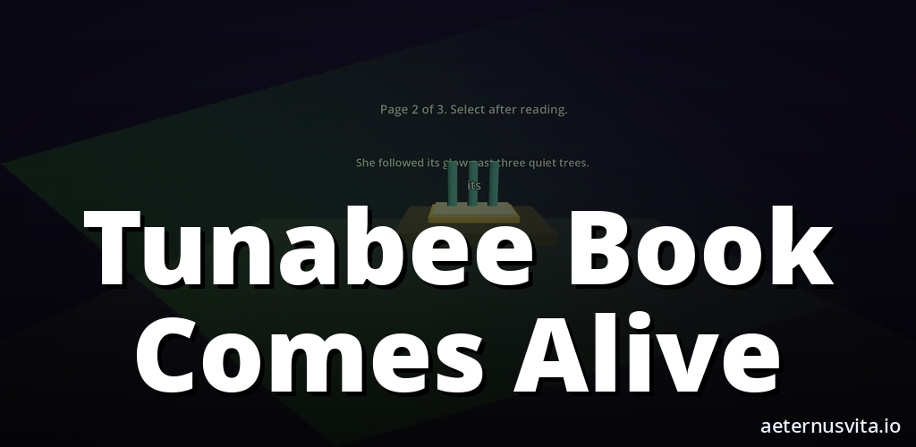 Tunabee Book Comes Alive cover